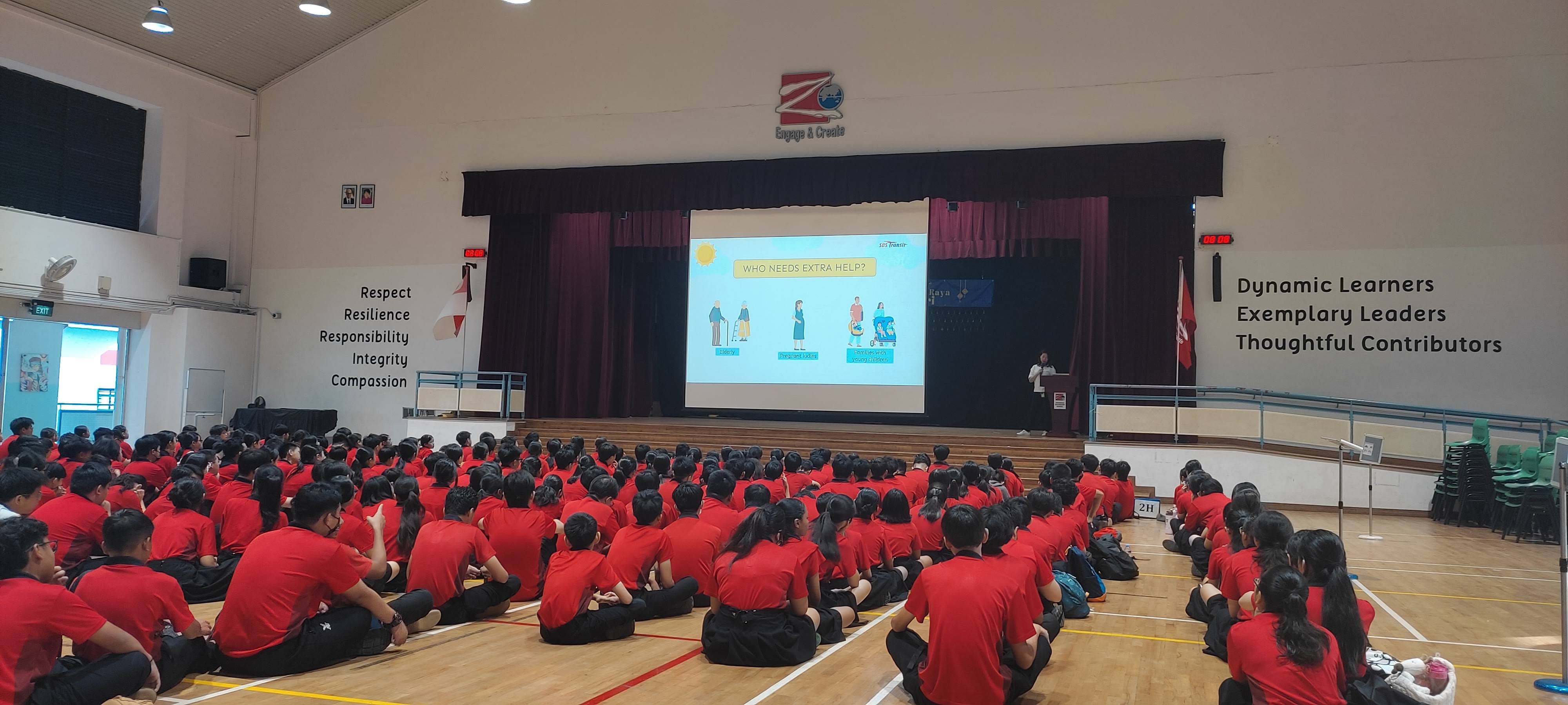 Assembly Talk on Inclusivity in Transport by SBS Transit